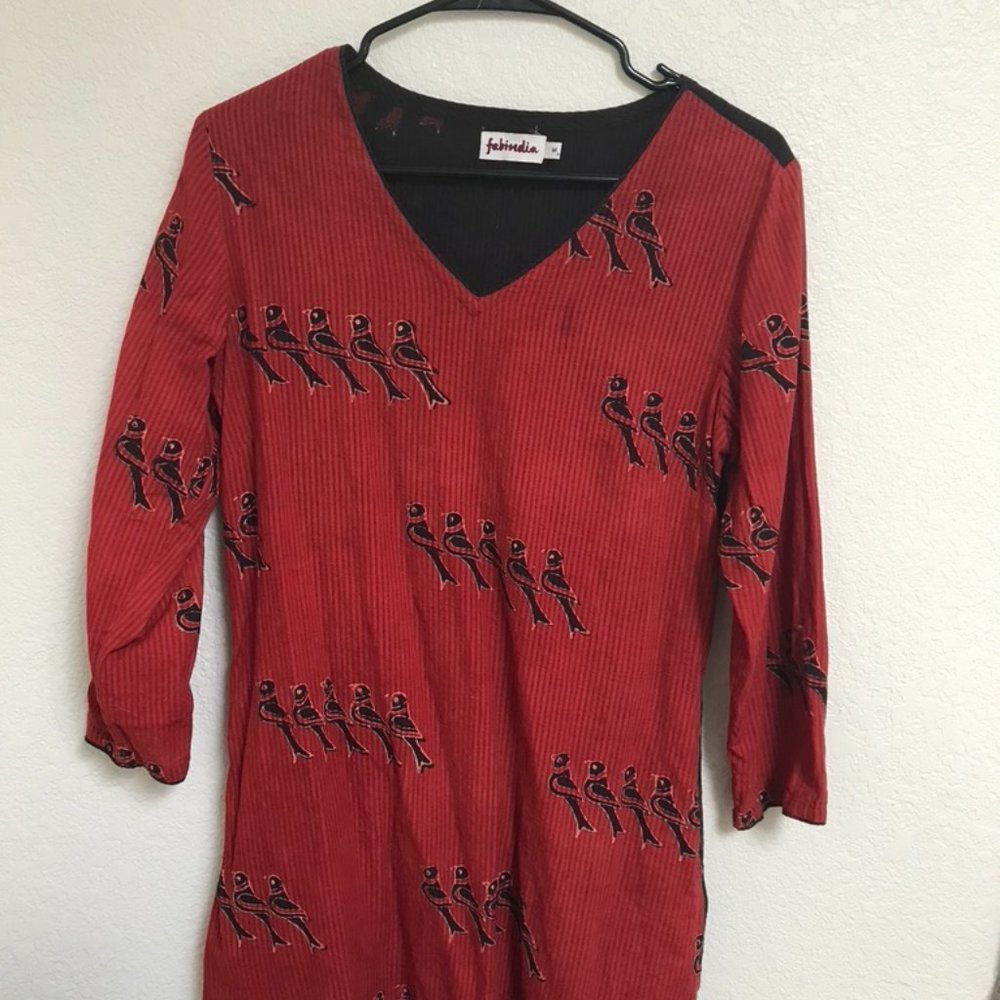 Indian Cotton Print Tunic